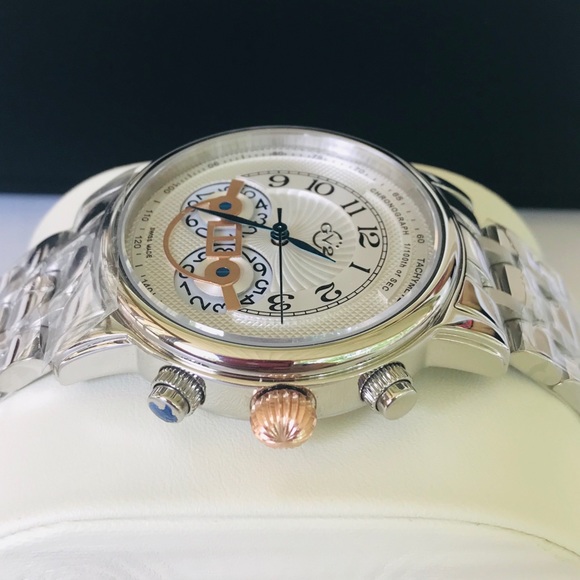 GV2 By Gevril Men's Montreux Bracelet Watch, 44mm - Picture 2 of 16